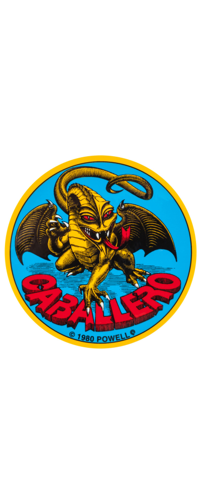 STICKER BB CABALLERO ORIGINAL DRAGON 3.5" x 3.5"