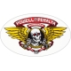 STICKER WINGED RIPPER RED 6.5"