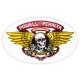 STICKER WINGED RIPPER RED 6.5"