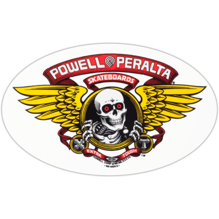Sticker Winged Ripper Red 6.5"