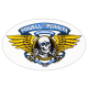 STICKER WINGED RIPPER BLUE 6.5"