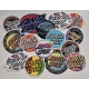 Stickers Santa Cruz Vinyl Logos Assorted (P/K OF 15)