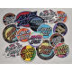 Stickers Santa Cruz Vinyl Logos Assorted (P/K OF 15)