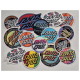 Stickers Santa Cruz Vinyl Logos Assorted (P/K OF 15)
